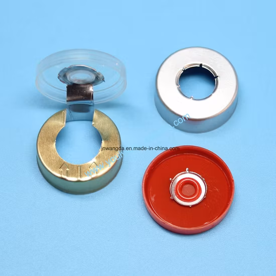 Pharma Glass Vial용 GMP 인증 13mm 20mm 32mm 플립 오프 캡 알루미늄 캡
