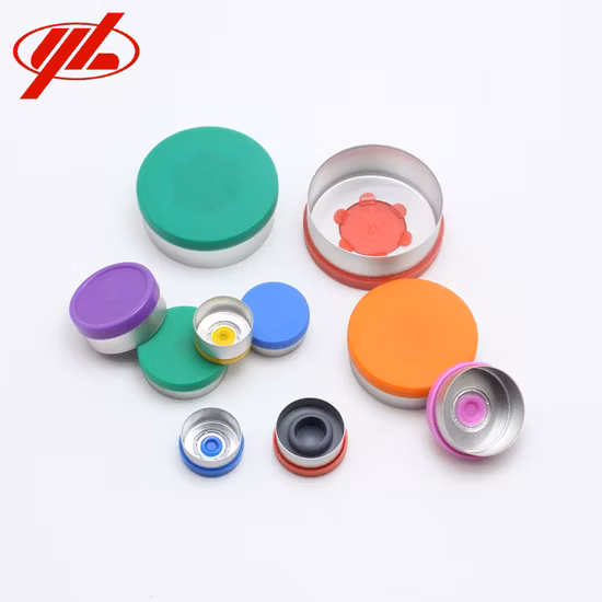 13mm 20mm 32mm 약제 주입 알루미늄 플라스틱 조합 압착 약병 캡 꺼짐