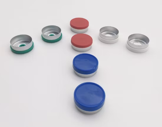 의료용 주입 18mm 20mm 24mm 28mm 유리병용 플립 탑 알루미늄 캡 떼어내기